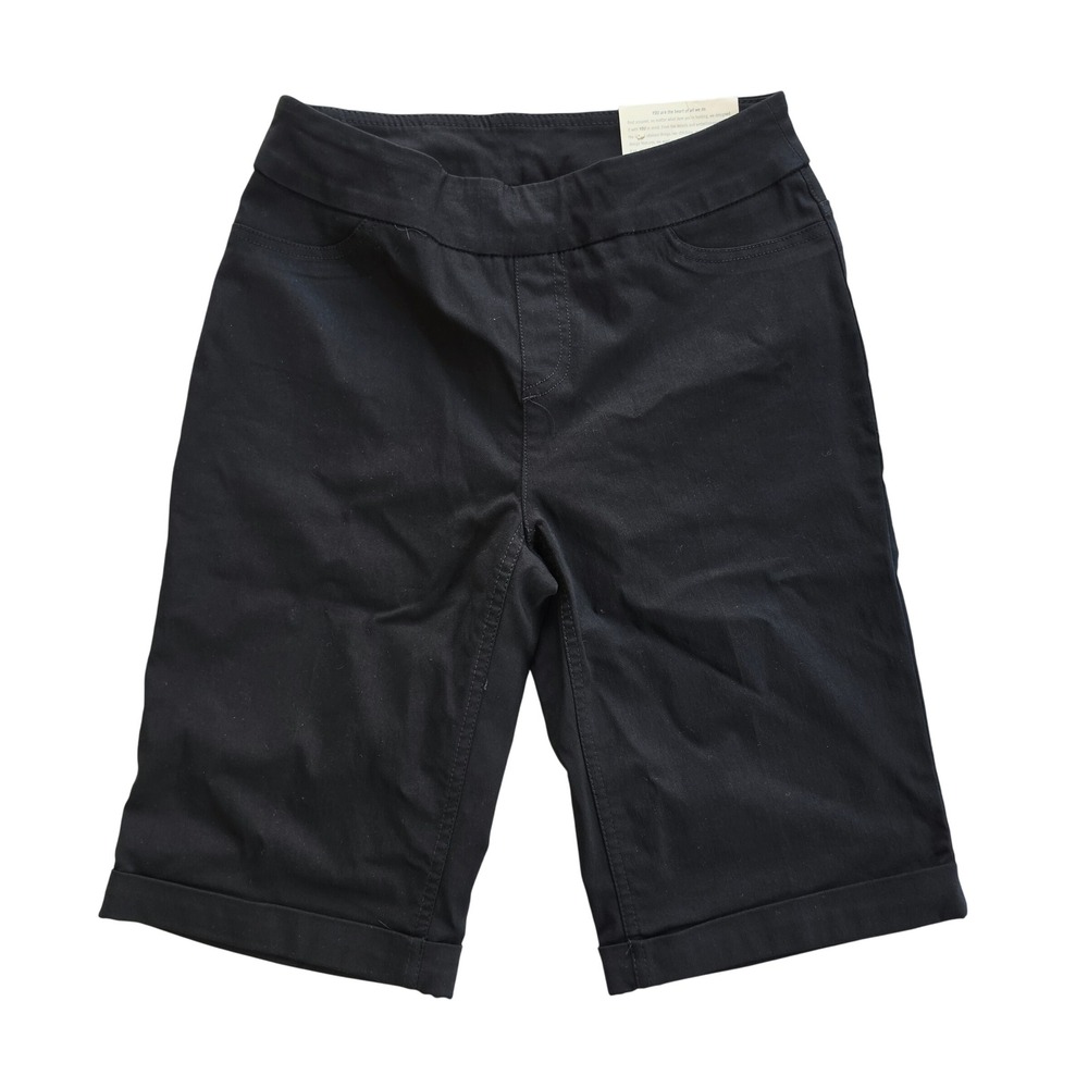 Soft Surroundings SlimSation NWT Black Super Stretch Tummy Control Shorts XS